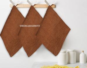 Hermosas Servilletas Cuadradas de Lino 100% Hechas a Mano, Reutilizables, Ecológicas, Orgánicas, Lavables a Máquina, Estilo Europeo, Accesorios Modernos - Product Image 1