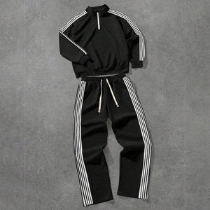 Combinaisons coupe-vent à rayures sur mesure, entièrement imprimées, vêtements de sport pour commandes de design personnalisé - Product Image 2