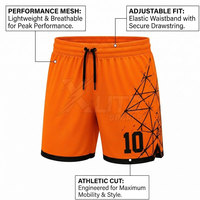 Shorts de football pour adultes de qualité supérieure, sur mesure, grandes tailles, impression du logo et du numéro des équipes, respirant et anti-transpiration, 100% coton