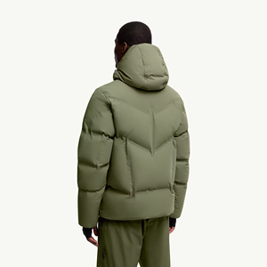 Customized High Quality New Black Bubble Windproof Waterproof Winter Puffer <b>Jacket</b> Down <b>Jacket</b> for Man Made in Pakistan - Product Image 2