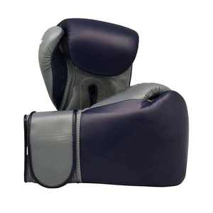 Guantes de Boxeo de Piel Sintética de Alta Calidad con Logotipo Personalizado, Cierre de Gancho y Bucle, Transpirables, que Absorben la Humedad, para Entrenamiento y Sparring - Product Image 3