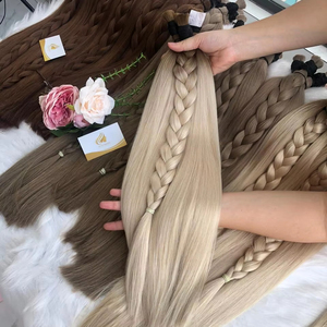 Extensiones de Cabello Humano Remy Ruso y Vietnamita al por Mayor, Grado Remy, 30 Pulgadas, Paquetes a Granel, Envío Gratis, Material de Cabello Indio - Product Image 1