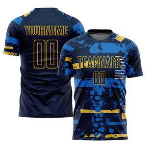 Custom Breathable Quick Dry 100% Polyester Crew Neck Short Sleeve Solid Soccer Jerseys Uniform Sets Oem Service Soccer - Product Image 4