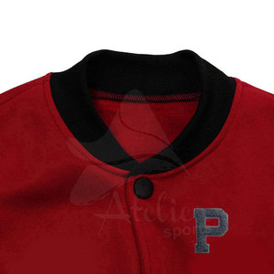 เสื้อแจ็คเก็ตหนังผู้ชาย แขนยาว ปักลายตามสั่ง ติดกระดุมด้านหน้า สไตล์ลำลอง สตรีทแวร์ เสื้อคลุมฤดูหนาวสำหรับผู้ชาย - Product Image 2