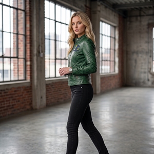 Chaqueta de Mujer al por Mayor, 500GSM, Resistente al Agua, con Bordado de Alce en PU, Cuello Alto, Estilo Canadiense para Exteriores, Logotipo Personalizado OEM por Twin City - Product Image 5