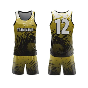 Sublimated Custom Track Uniform OEM Polyester Quick Dry <b>Singlet</b> and Shorts Set Low MOQ for Teams Manufacturer - Product Image 1