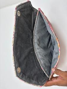 Eco-Friendly <b>Patchwork</b> Recycled Fabric Laptop <b>Bags</b> Handmade Stylish Durable Custom Wholesale Laptop Carry <b>Bags</b> - Product Image 5