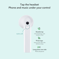 Redmi buds 3 écouteurs sans fil bluetooth, oreillettes design semi-intra-auriculaires, écouteurs tws