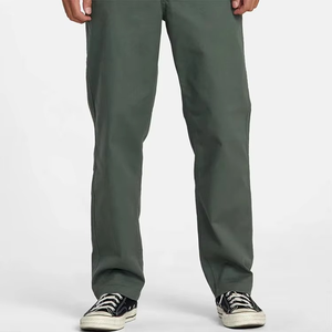 Pantalones chinos de algodón elástico transpirables, personalizados, de alta calidad, para hombre, de corte ajustado, elegantes y formales. - Product Image 3