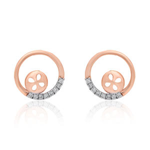 Diamante natural suelto de 0.08 quilates, color H-I, corte brillante redondo, claridad VS-SI, piedra blanca genuina extraída de la tierra, para pendientes. - Product Image 2