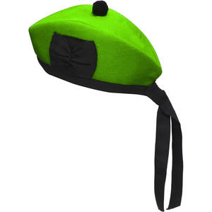 Casquette Glengarry verte 100% laine acrylique, motif tartan, accessoires pour dudels, chapeau traditionnel 2026 - Product Image 2