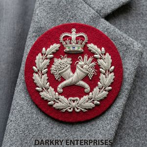 Insignia Masónica de Compás Cuadrado de Alambre de Plata Hecha a Mano, Parche para Blazer de Terciopelo Azul Real, Escudo de Logia Bordado Personalizado - Product Image 4