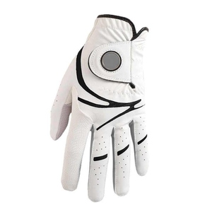 Gants de golf en cuir Cabretta et PU, design hybride, personnalisation de la marque, tailles homme, durabilité OEM, sport - Product Image 2