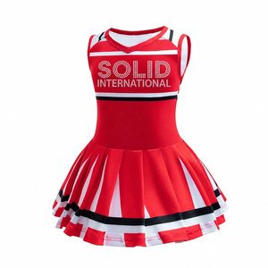 Tenue de sport Solid Trader Active Wear, matière flexible, doublure douce, ceinture confortable, kit sportif, uniforme de cheerleading - Product Image 2