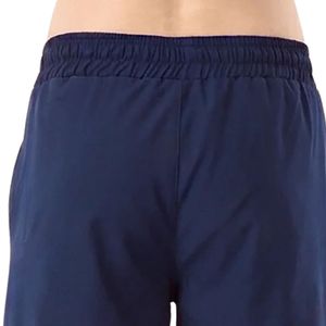 Pantalones Cortos Deportivos Casuales de Felpa para Hombre, Color Azul Marino, de Secado Rápido, Transpirables, con Cintura Elástica y Cordón Ajustable, para Pádel, Tenis y Entrenamiento - Product Image 4