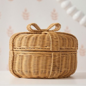 Festive gift storage & display box handcrafted rattan <b>boxes</b> <b>christmas</b> decoration accessory - Product Image 6