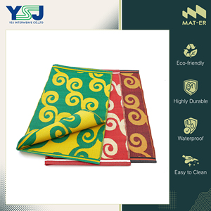 Low Market Price Easy to Clean and Corrosion Resistant Outdoor Carpets 100% Polypropylene <b>Plastic</b> Jacquard Mat from Thailand - Product Image 6