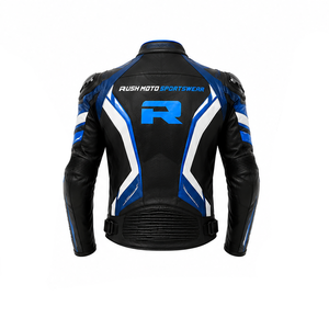 Veste en cuir de vachette pour homme, toutes tailles et couleurs disponibles, veste de moto pour l'été, grande taille, vêtements de course, imperméable et respirante - Product Image 4