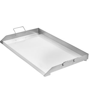 Griglia Portatile in Acciaio Inox 36x22 Pollici, Piastra Rettangolare Universale Teppanyaki BBQ per Campeggio - Product Image 6