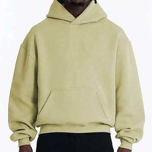 Mens Hoodie Cotton Pullover Sweatshirt Soft <b>Fabric</b> Comfortable Casual Hooded Top Relaxed Fit Everyday Street Style Fashion Wear - Product Image 1