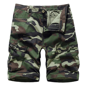 Pantalones Cortos Cargo para Hombre, Color Sólido, Largos hasta la Rodilla, con Efecto Desgastado y Salpicaduras de Pintura, Estilo Urbano, Cierre con Cordón, 100% Algodón, Ecológicos, de Secado Rápido - Product Image 5
