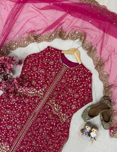 Heavy Embroidered Sharara Suit Set Women Ethnic Wear Designer Pakistani Salwar Kameez With Dupatta Luxury Wedding <b>Party</b> Outfit - Product Image 3