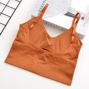 Sujetador deportivo sexy a prueba de golpes y transpirable para mujer, talla grande, sin costuras, sin aros, sin espalda, ropa interior con soporte medio, sujetadores de yoga - Product Image 6