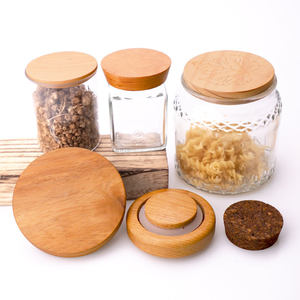 Tapas/Cubiertas Redondas Clásicas de Madera Ecológicas Personalizadas de Fábrica, Tapa de Bambú para Taza/Vaso/Botella/Frasco de Velas/Contenedor de Vidrio con Logotipo - Product Image 5