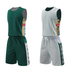 ชุดเสื้อบาสเก็ตบอลแบบกลับด้านได้ ปรับแต่งได้ตามต้องการ ชุดยูนิฟอร์มบาสเก็ตบอลสองด้าน สำหรับผู้ชาย ไซส์ใหญ่พิเศษ 6XL - Product Image 5