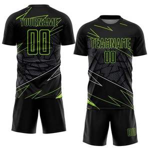 Men Soccer Uniform Sublimated Pakistan Made Gradient Color Top Trending Premium Quality Wholesale Soccer Uniform for Team Wear - Product Image 6