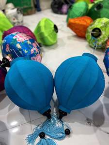 Linterna de Lino Vietnamita Hecha a Mano al por Mayor para Decoración de Bodas, Linterna de Bambú de Hoi An, Elegante y Sofisticada - Product Image 4