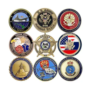 Monete Commemorative 3D Militari Personalizzate, Gettoni Funzionali in Metallo, Souvenir Aziendali su Misura con Logo per Eventi in Germania - Product Image 1