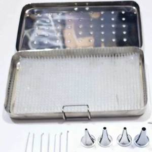 ชุดเครื่องมือผ่าตัดหูชนิด Myringotomy 15 ชิ้น ชุดผ่าตัด Myringoplasty สำหรับหู ชุดเครื่องมือผ่าตัดหู ทำจากสแตนเลส ใช้ซ้ำได้ สำหรับศัลยกรรมกระดูกและข้อ - Product Image 2