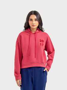 Sudadera con Capucha Rosa para Mujer, de Lona de Poliéster/Algodón, Antipilling, Transpirable, para Invierno, Totalmente Personalizable, Precio Económico - Product Image 1