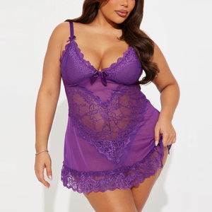 Lencería sexy asequible y de gran venta, que incluye camisones de satén y conjuntos de bragas para mujer. Hecho en Bangladesh. - Product Image 4