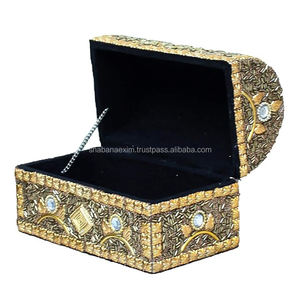 Organizador de Joyas con Cuentas y Brillo, Diseño Bonito de Gran Capacidad con Compartimentos, Caja de Almacenamiento para Pendientes, Broches y Joyas con Cuentas - Product Image 5