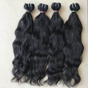 Extensiones de Cabello Humano Natural Sin Procesar Más Vendidas, Paquete de Cabello Ondulado de Alta Calidad de Proveedor Indio - Product Image 1