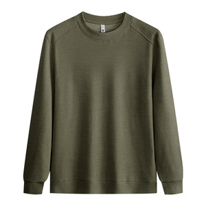 Sweat-shirt à col rond doublé polaire 320g, coupe ample, tricoté, manches longues, style décontracté, prix usine Chine-Bangladesh - Product Image 5