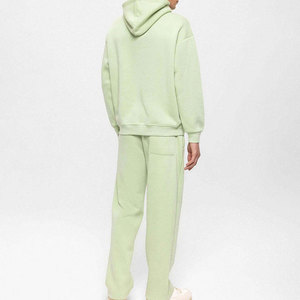 Conjunto Deportivo Premium de Maternidad Color Menta - Sudadera con Capucha y Pantalones Deportivos - 100% Algodón Ecológico - Directo de Fábrica en Sialkot - Personalizable - Product Image 4