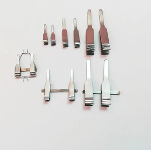 Ensemble d'appliqueurs de pinces microvasculaires en acier inoxydable, instrument chirurgical manuel, support de pince veineuse pour neurochirurgie, Classe I - Product Image 3