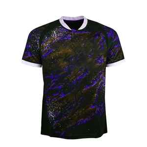 Camiseta de Rugby Unisex Transpirable, Ecológica, de Secado Rápido, 100% Poliéster, Colores Personalizados, Logotipo Personalizado, Diseño de Equipo - Product Image 1