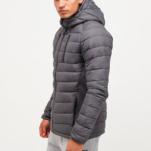 OEM Custom Logo Men's Winter Goose <b>Duck</b> <b>Down</b> <b>Jacket</b> 2025 Canvas Padded Bubble Puffer Coat with Custom Logo - Product Image 1