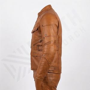 Veste de moto en cuir véritable pour homme de qualité supérieure, nouvelle arrivée, vestes de moto d'hiver, protections amovibles, personnalisables - Product Image 3