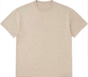 Men's O-Neck Short Sleeve T-Shirt 100% Cotton Regular Fit Solid Color Casual Jersey Knit Plain Dyed <b>Design</b> - Product Image 1