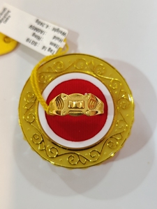 แหวนทองคำแท้ 22k ระดับพรีเมียมสำหรับผู้ชาย เครื่องประดับหรูหราทำมือ ดีไซน์คลาสสิก เหมาะสำหรับสวมใส่ทุกวันและเป็นของขวัญสุดพิเศษ - Product Image 2