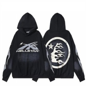 SINEWY SPORTS Sudadera con Capucha Oversize de Algodón y Forro Polar para Hombre, Antipilling, Estilo Casual Urbano de Invierno, Manga Larga, 460g - Product Image 2