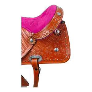 Selle de cheval western sur mesure en cuir de vache 100% véritable, tendance, qualité supérieure, fabriquée à la main - Product Image 6