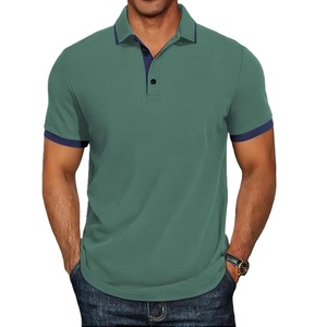 เสื้อโปโลชาย ผ้าฝ้าย 100% ปิเก้ 220 กรัม สีพื้น แขนสั้น ทรงปกติ ผ้าถัก สวมใส่สบาย ผู้ผลิตจากบังกลาเทศ - Product Image 3