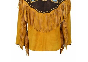 Chaqueta de Cuero de Gamuza Vintage para Hombre, Estilo Vaquero del Oeste, Estilo Montaña - Product Image 2