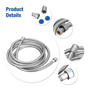 Tubo Flessibile per Doccia da 2m (79 Pollici) in PVC EPDM e Acciaio Inox (Testina Doccia Non Inclusa) - Product Image 3